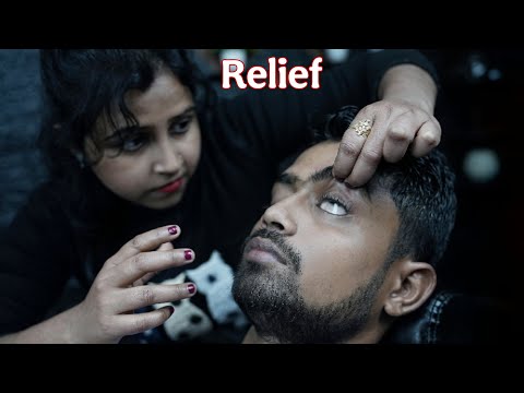Hypnotic Head Massage ASMR: Tension Headache Relief By Lady Barber Chaitali | Oily Head Massage