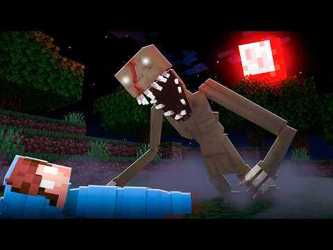 Imposible Escapar de Cave Dweller de Noche en Minecraft…