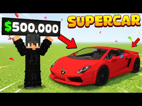 I OPENED A SUPERCAR SHOWROOM IN MINECRAFT...