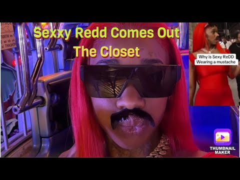 Sexy Redd Comes Out The Closet & Has Grew A Mustache