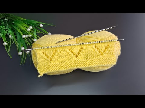 Kolay iki şiş örgü yelek model 🧶Eays knitting crochet patterns