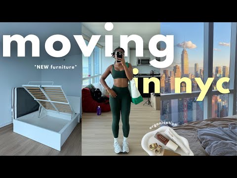 nyc moving diaries 📦🗽 *attempting* to build furniture, studio apartment updates & fun events