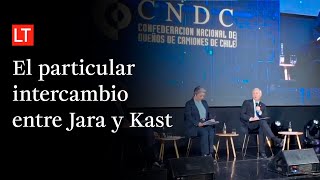 Jara dice que nació “en cuna de mimbre, no de oro” y Kast replica que nació en una de “madera”