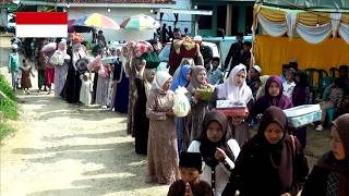 Village life in indonesia, wedding video, in village, rural village life in indonesia walking 4k