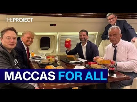 Trump, Musk And RFK Jr Dig Into Maccas