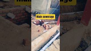 Main sewerage plumber work plumbing time #tricks #plumbingtime #construction #hdpe