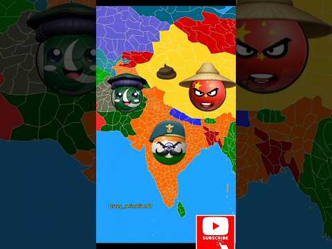 Just for fun 😂😂 #shorts #viral #countryballs #indiacountryball #animation #map