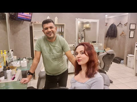 💈REDHEAD’s PURE ASMR RELAXATION w/ FOAMY HAIR WASH, COMBING & HEAD MASSAGE by TURKISH BARBER