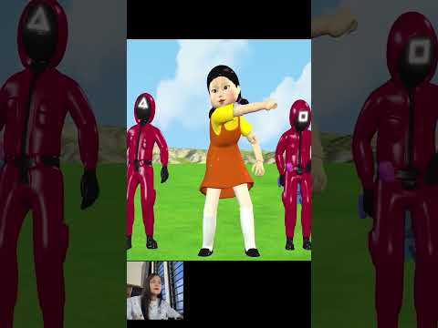 Scary Teacher 3D Help Nick Draw Squid Girl Beauty Or Error Challenge Granny Loser #shorts
