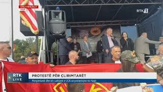 Protesta e OVL-UÇK në Hagë - 14.09.2025