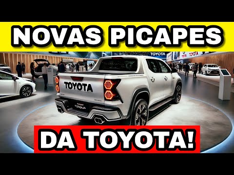 AS NOVAS PICAPES INÉDITAS DA TOYOTA!