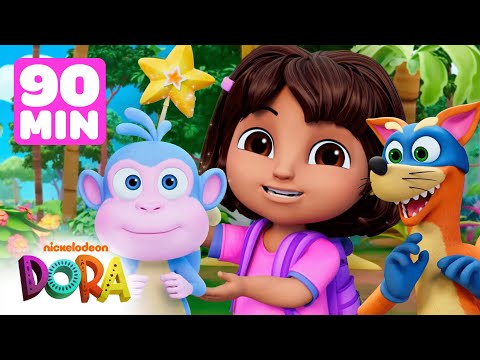 Dora's Dream Team Rescues! w/ Boots & Swiper for 90 Minutes! | Dora & Friends