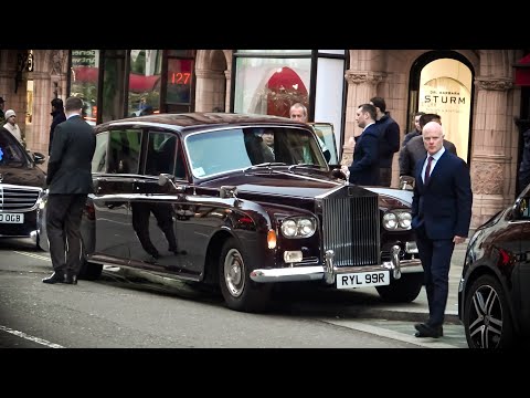 Brunei ROYAL FAMILY members visited London during Christmas with a classic Rolls Royce Phantom VI