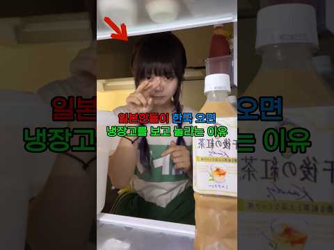 일본인들이 한국 오면 냉장고를 보고 놀라는 이유