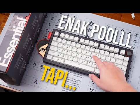 Keyboard 500 Ribuan Dengan Typing Feel TERNYAMAN Tapi 1 Kekurangan.. | Press Play Essential75 Review