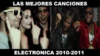 LAS 20 MEJORES CANCIONES ELECTRÓNICA 2010-2011
