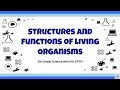 Exploring Structures and Functions of Living Organisms
