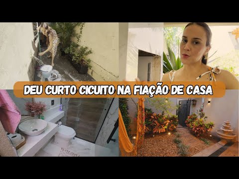 O QUE ESTA ACONTECENDO COM ESSA CASA? DEU CURTO CIRCUITO NA FIAÇÃO /TIVEMOS QUE CHAMAR O ELETRICISTA