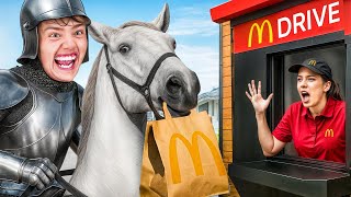1 TAG den McDrive verarschen😂 (sie drehen durch)
