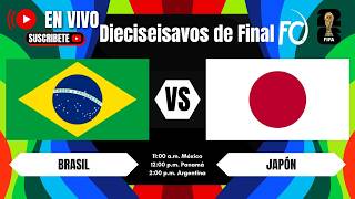 Brasil VS Japón | MUNDIAL 2026 | Dieciseisavos de Final