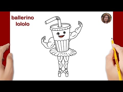 Como dibujar a Ballerino Lololo facil | Cómo dibujar Brainrot | Dibujos Felices