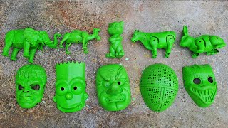 Membersihkan Topeng Cepot,Ultraman,Joker,Badut,Hacker,Thanos,Upin Ipin,Ondel Ondel,Babi,Hello Kitty