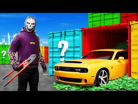 Stealing Supercar MYSTERY CRATES From Cargo Plane in GTA 5 RP