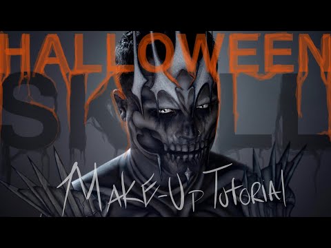 Sauron LOTR Skull Makeup Tutorial