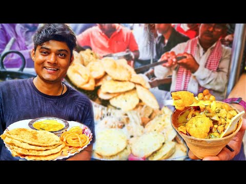 Varanasi Street Top Rated Cheapest Food Under 50 Rupees Only | Banaras Food Vlogs