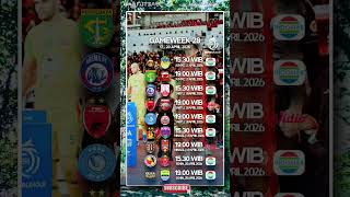 JADWAL PERTANDINGAN BRI SUPER LEAGUE GW 28 #persib #persija