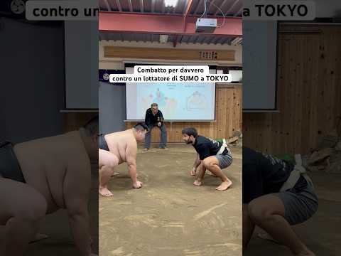 CONTRO UN VERO LOTTATORE DI SUMO #giappone #storytime #tokyo #sumo #travel