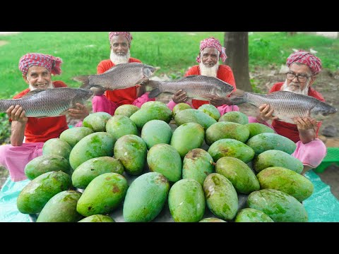 Grandpas Cook Village-Style Mango Fish Curry | কাঁচা আমে কই মাছ, দাদাদের মজার রান্না