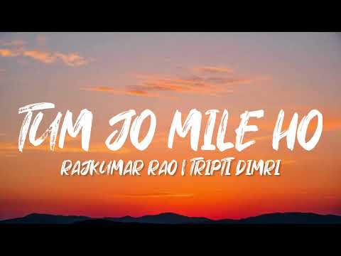 TUM JO MILE HO (Lyrics) Rajkumar Rao | Triptii Dimri