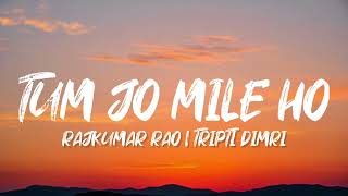 TUM JO MILE HO (Lyrics) Rajkumar Rao | Triptii Dimri