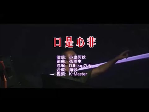 小鬼阿秋 《口是心非 （DJheap九天版）》KTV 导唱字幕 （备有伴奏视频）