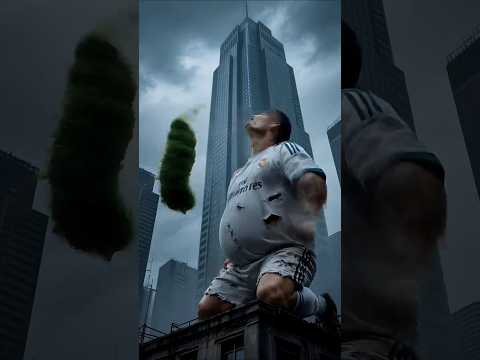 كريستيانو رونالدو صار عملاق ولزموه الشرطه #cristianoronaldo #messi #shorts #shortvideo