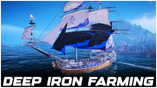 Skull and Bones Deep Iron Farming in the Frigate Large Ship