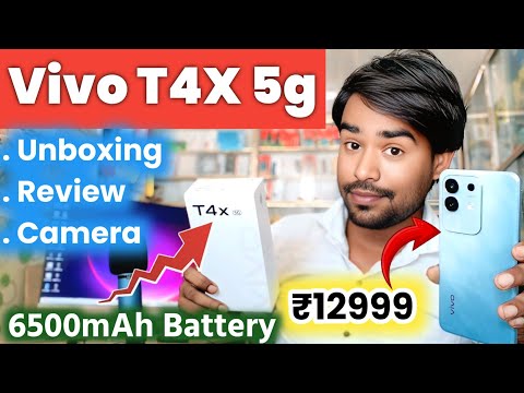 Vivo T4X 5g Unboxing & Review 2025 (Hindi) Should I buy Vivo T4X 5G or not?