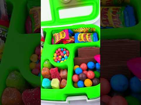Packing School Lunch with SLIME Lickers CANDY *BENTO Box* Satisfying Video ASMR! #asmr ⚠️🍭🍬