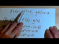Operations with Functions
