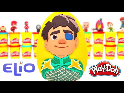 Huevo Sorpresa Gigante de Elio en Español Latino de Plastilina Play Doh