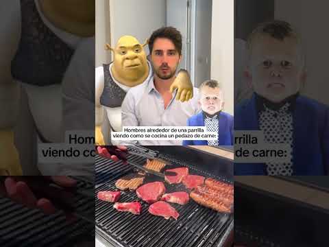 ¿Por qué todos miran la carne así? 🍗😌