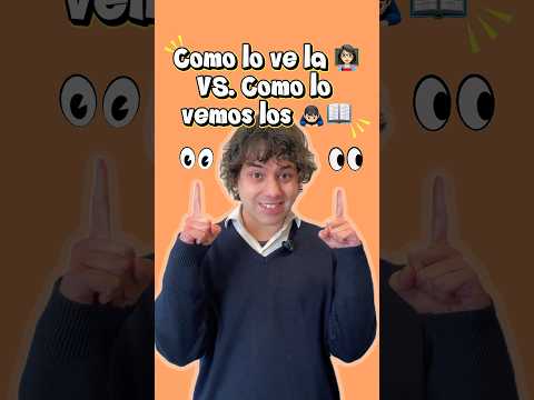 Como lo ve la profe vs como lo vemos los estudiantes | Gabo Alvarez