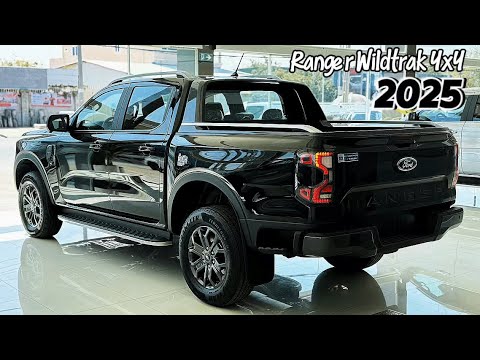 New 2025 ! Ford Ranger WILDTRAK - Super Comfortable Pickup Off Road Adventure | Black Color