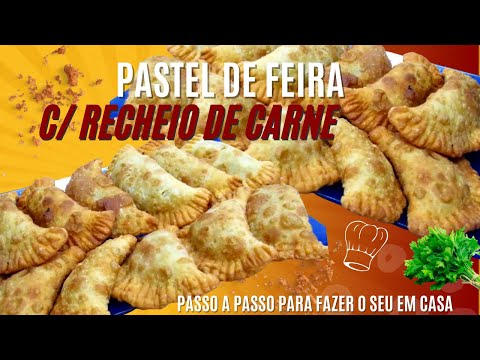 PASTEL MUITO FÁCIL, A MASSA SÓ VAI DOIS INGREDIENTES - MIL DELÍCIAS #receitas #pastel