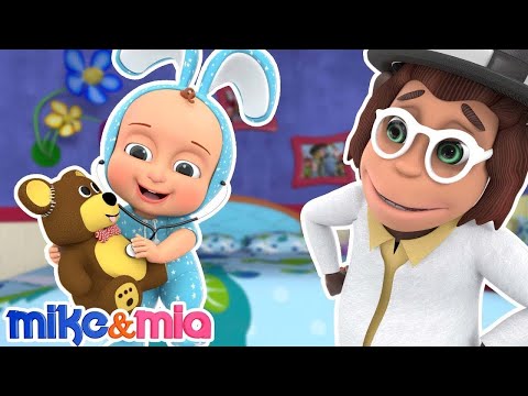 Toy Gets a Boo Boo | Boo Boo  Song - Nursery Rhymes Collection - Mike & Mia