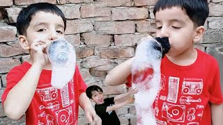 Azlan ne Shampoo Se Bubbles Udaye 😍 | Amazing Desi Life Hack!
