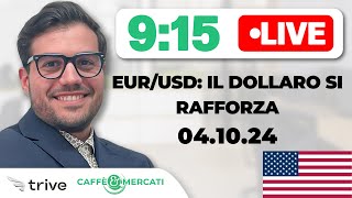 EUR/USD si indebolisce in attesa delle payrolls