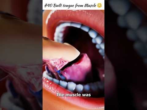Built a Tongue from Arm Muscle ๐ช #shorts