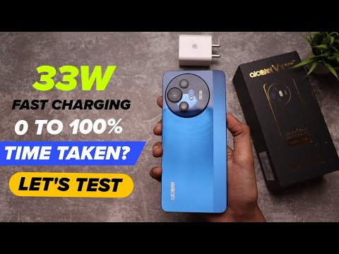 Alcatel V3 Ultra 5G Charging Test With 33W Charger! - Battery Charging Test